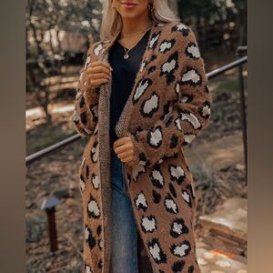 NWOT🤎Mittoshop Snow Kissed Cutie Cardigan Small Mocha